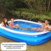 Opblaasbaar zwembad volwassenen kinderen zwembad badbad buiten binnen zwemhuis huishouden baby slijtage-resistente dikke13483