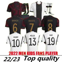 XXXL 2022 Germanys Hummels Wereldbeker voetbeker Jerseys Kroos Gnabry Werner Draxler Reus Muller Gotze Fans versie voetbalshirt 22 23 Men Kids Kit