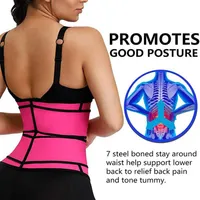 Slimming Sweat Belly Belt Body Shaper 여성 Body Shaper Slimming Belt Waist Trainer Waist Compression Brace268Z 지원