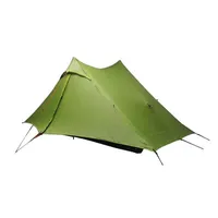 Flame's Creed Lanshan 2 1 Pro Tent Oudoor Person Ultralight Camping 3 Season 20d Silnylon Rodless Tents and Analters226p