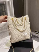 CC Bag Shopping Bags Wholesale Luxury Totes Handbags Designer Womens Shoulder Lady Purses Pearl Chain Large Capacity Fashion Genuine Leather