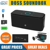 DOSS SoundBox Touch Portable Wireless Bluetooth Speakers with 12W HD Sound and Bass IPX5 Waterproof 20H Playtime Touch-Control Hands S249x