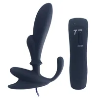 Секс-игрушка массажер 7 режимов Uni-Sex Backyard Интимный анальный вибратор анальной плагин для женского мужского массажер-массагер-простаты анальные секс игрушки