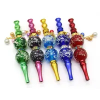 Other Smoking Accessories night-light bead pipe Assembly clean Arabian Water Smoke Colorful holder rhinestones jewelry mouth tips wholesale jewelry metal hookah