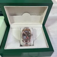 Wrist Watches BP Maker 40mm 18K Gold Steel Champagne Diamond Dial Men Watch Automatic Fashion Men&#039;s Watch Wristwatch