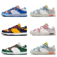 2022 Designers Dunksb Casual Shoes SbDunk Dear Summer Lot 1 05 of 50 Collection Red Pine Orange Green SB Dunkes Low White Ow the 50 TS Designer P01