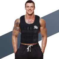 30kg laadgewicht Vest Fitness Boksapparatuur Verstelbare vest in de vest Gym Laad Sand Kleding Entrenamiento3309