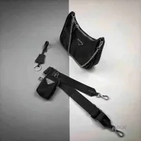 ショルダーバッグ2ピースデザイナーバッグ高品質のナイロンハンドバッグ販売高級デザイナーショルダーバッグレディースダイアゴナのファッションクラシック