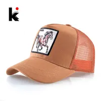 2021 Luxury Designer Caps Fashion Baseball Men Women Snapback Mesh Hats with Horse Riding Patch Trucker Pet Summer Vecind276f