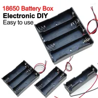 Switch 18650 Battery Case Power Bank Cases 1X 2X 3X 4X Holder Storage Box 1 2 3 4 Slot Connector