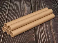Bo￮tes d'emballage Kraft Paper Encens Tube Encens Barrel Small Rangement Bo￮te pour 10g 20g Joss Stick Pruisible Perfume Tube