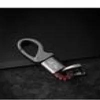 Keychains Caryling de couro de couro emblema de metal key Keychain para Mini Cooper S F56 R56 R53 R50 Acessórios com logotipo RING1202C