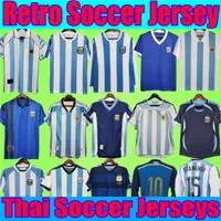 Maradona Argentina Retro Soccer Jerseys 1986 1993 1994 1996 1997 1998 2006 2010 2014 Koszulka futbolowa Vintage 86 93 94 96 97 98 06 10 14 Camiseta de Futbol Uniform Maillots