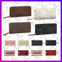 M60742 M61298 N61264 CLEMENCE Zipper Wallet Coin Purse Woman Fashion Designer Luxury Key Pouch Credit Card Holder Business High Quality TOP 5A N60534 N41626 M60171
