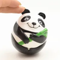 Baby Toys 0-12 Months Baby Rattles Nodding Tumbler Doll Learning Toys Gifts Panda tumbler Chinese style tourist souvenirs224V