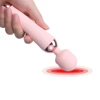 Set di accessori per bagno Sex Shop Potente clitoride vibrasseur femme USB Charge av Magic Wand Vibrator Massager giocattoli sessuali per adulti per donna masturino