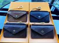 M69431 حامل بطاقة المحفظة Recto Verso Designer Fashion Womens Mini Zippy Organizer Wallet Coin Base Belt Belt Bagouch Pochette Accesso With Box