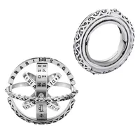 Pierścień ze stali nierdzewnej Kobiety Mężczyźni miłośnicy Pierścień palców aluminiowych Prezenty Nowy naszyjnik uchwyt pierścienia wisiorek astronomiczny pierścienie piłki 209s