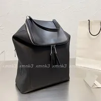 Designer Cowhide Backpack Fashion Men's Backpacks High-quality Large-capacity Travel Black Bag Unisex242o