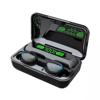 F9-C5 TWS Bluetooth Słuchawki 2200 mAh ładowanie bezprzewodowe słuchawki słuchawkowe bezprzewodowe zestaw słuchawkowy z mikrofonem Wodoodporne słuchawki douszne