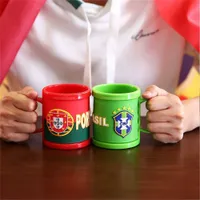 Water Coffee Mug With Handle Tea Cups Travel Bottle Utensils 2022 Qatar World Cup Fan Supplies National Team Camping Mug Bar Restaurant Event Souvenirs GiftsT95NT1L