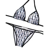 Diseñador de mujer Swimwears Swimsuits Maillot de Bain Brands Suits Summer Smer Sexy vendage Badeanzug Costumi Bikini Sets Two-Pieces283i