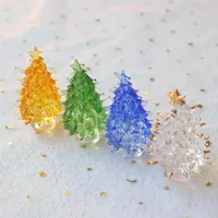 Decorazioni natalizie Scultura di alberi Crystal Crystal Collegibile Maker Rainbow Decoration Decorazione Sun Catcher Auto Ornamenti