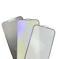 Frosted telefoonscherm beschermer voor iPhone 11 12 13 14/pro/max/pro max/xr/xs/6 7 8/plus anti-vingerprint matte privacytempered glazen schermbeschermers