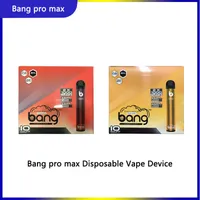 Bang Pro Max 일회용 vape 펜 키트 2 in 1 장치 6ml 포드 2000puffs xxtra 더블 키트