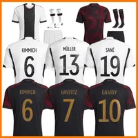 22 23 Hummels koszulki piłkarskie Kroos Gnabry Werner Draxler Reus Muller Gotze Fan Palyer Wersja Camisa de Futebol 2022 2023 Koszulka piłkarska Niemcy Zestawy dla dzieci Camiseta