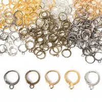 Makejewelry Bulguları 50 PCS Fransız Küpe Kulak Çarşamba 13x15mm Kulak Ayar Ayar Temel Aksesuarlar Zanaat Takı Yapma CO ...