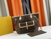 Designers Leather Bags womens shopping tote Handbags high qulity crossbody lady Shoulder Bag coin purse 2 pcs set M46137 20921 40995