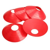5 PCs Outdoor Sport Football Soccer Rugby Speed ​​Disc Cone Marker Space Track Marker Inline Cross Speed ​​Training Tools219i