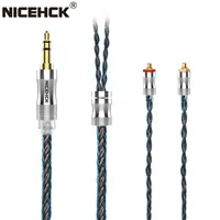 Earphone Portable Udio Videoearphone niceHck C24 2 24 Core Silver Alled Alloy Copper Comple Cable 3.5/2.5/4.4mm MMCX/NX7/QDC/0 ...