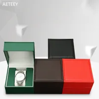 Pu Leather Flip Box Litchi Texture Smart Band Bracelet Storage Box Gift Jewelry Packaging Box W J220825 J220906