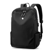 NWT LL 백팩 요가 가방 배낭 배낭 여행 야외 방수 스포츠 가방 십대 학교 검은 회색