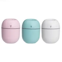 Humidifiers Small Cool Mist Humidifier Ultrasonic Humidifiers Usb Powered Aromatherapy Essential Oil Diffuser 220Ml For Bedroom Yoga Car J220906
