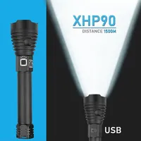 high lumens xhp90 most powerful led flashlight usb rechargeable torch xhp50 xhp70 hand lamp 26650 18650 Battery flash light 201019251L
