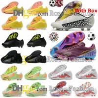 CR7 Soccer Shoes Mercurial Superfly Vapores 15 XV 2022 World Football Boots Academy Magista Obra Fg Mg Wmns Mens Og Outdoor Sports Cleats مع Box SZ 39-45