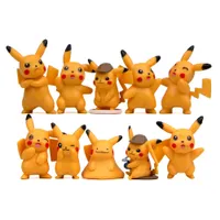10Pcs Lot Anime Games Action Figures PVC Mini Figurines Toys Artwares Cake Toppers 5-6cm 2-2.4Inch Tall