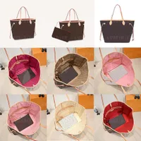 Neverfull Tote Bags Leather Never Fullse Furse Handbags Neverfulls Designers Luxury Outdoor Bag MM GM Bags Classic Sholden