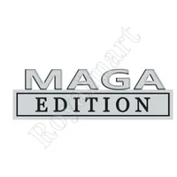 3d Edition Maga Metal Alloy 자동차 스티커 장식은 America Great Again Emblems Badge Cars Metal Leaf Board