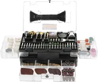 Accessori per utensili rotanti kit kit metro 378 pezzi strumenti di lucidatura di lucidatura da 1/8 pollici gambo elettrico universale
