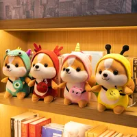 2022 Kawaii Squirrel Dinosaur Plush Doll Toy 25cm Baby Stuffed Animal Dolls Kids Soft Pink Pillow Anime Christmas gifts 73