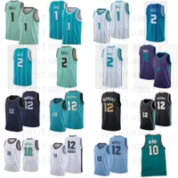 12 Ja Morant 1ラメロボール2バスケットボールジャージーメンズ10マイクビビーレトログリーンシャツ