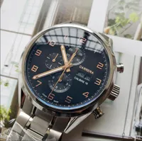 2022 Highend Men's Watch Femmes Carrera Big Mechanical Bang Watch Style de haute qualité AAA Boutique imperméable en acier Tag Watch Band Men de bracelet