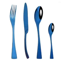 플랫웨어 세트 Zoseil Cutlery Stainless Steel Fork Spoon Knife Set 식탁기 식탁 웨딩 식기