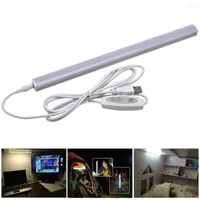 Table Lamps Magnet Base Dimmable Portable 2835 5V LED Bar USB Desk Lamp For Computer Study Book Reading Bookcase Wall Night Light