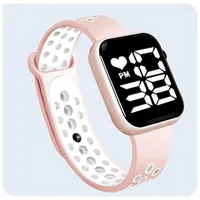 Polshorloges 2022 Nieuwste digitale horloges modesporten buiten waterdicht horloge multi-colour holle siliconen strap mannen vrouwen