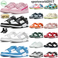 med box panda rosa casual skor män kvinnor vit svart unc grå dimma team green syracuse segel gai mens tränare lows womens utomhus designer sneakers